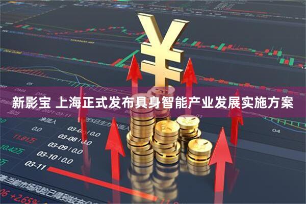 新影宝 上海正式发布具身智能产业发展实施方案